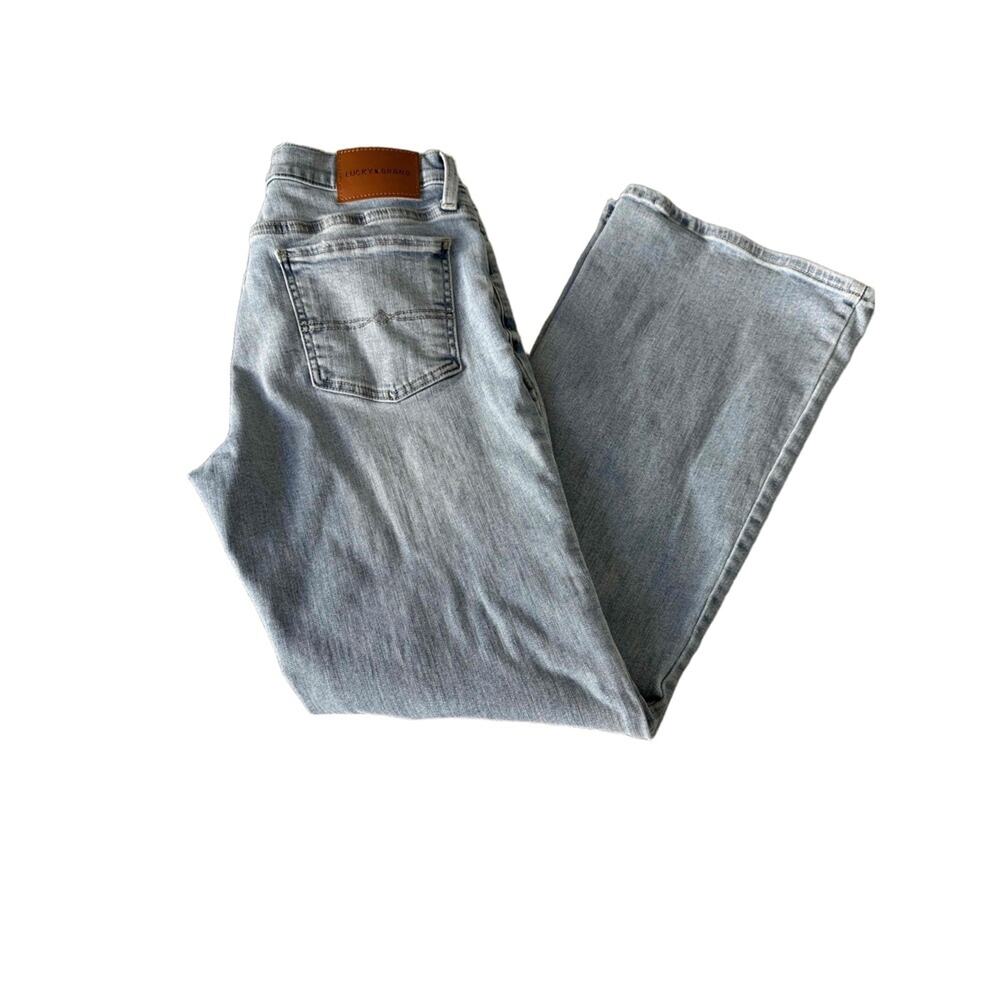Lucky Brand Light Wash Denim Jeans Five Pocket Design Straight Size 31 R